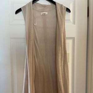 Cynthia Rowley long sleeveless cardigan
